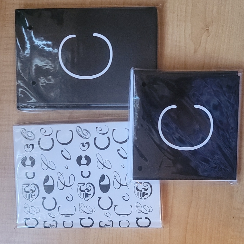 Michael's set of journals and note cards.